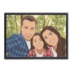 Poster with frame