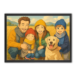 Poster with frame