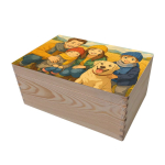 Wooden storage box
