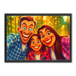 Poster with frame