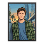 Poster with frame