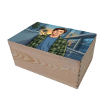Wooden storage box