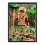 Poster with frame