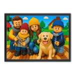 Poster with frame