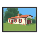 Poster with frame