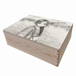Wooden storage box