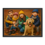 Poster with frame