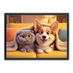 Poster with frame