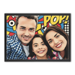 Poster with frame