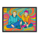 Poster with frame