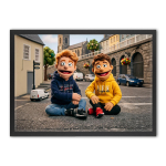 Poster with frame