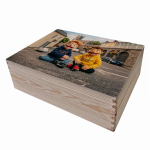 Wooden storage box