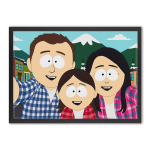 Poster with frame
