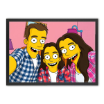 Poster with frame