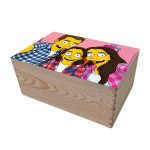 Wooden storage box