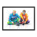 Poster with frame