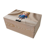Wooden storage box