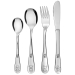 Children's cutlery in an engraved wooden box dogs Children's cutlery in an engraved wooden box dogs