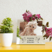 Engraved christening frame Engraved christening frame