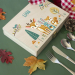 Children's cutlery set with printed wooden box enchanted forest Children's cutlery set with printed wooden box enchanted forest