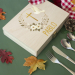 Baptism box and its personalised cutlery Baptism box and its personalised cutlery