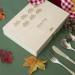 Personalised children's cutlery with wooden box invaders Personalised children's cutlery with wooden box invaders