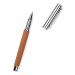 Personalised Chrome and Leather Ballpoint Pen Personalised Chrome and Leather Ballpoint Pen