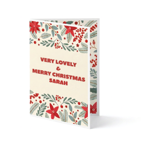 Christmas Card | Poinsettia
