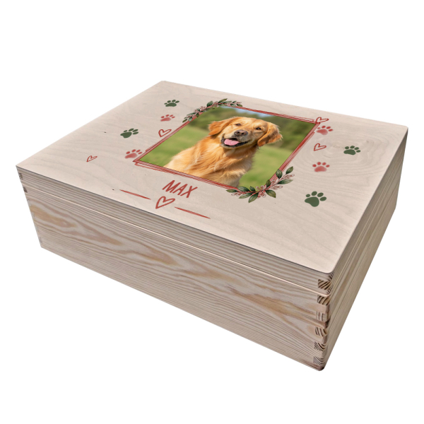 Personalised storage box for dogs and cats