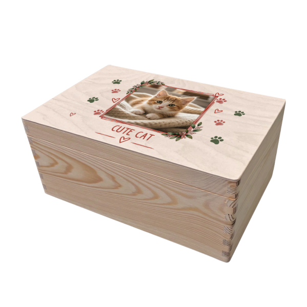 Personalised storage box for dogs and cats