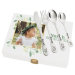 Photo box and its personalised cutlery Photo box and its personalised cutlery