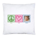 Cushion Peace & Love Photo Cushion Peace & Love Photo
