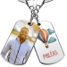 Customised hot air balloon photo keychain Customised hot air balloon photo keychain