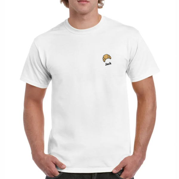 Embroidered T-shirt with premium cotton design