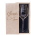 Engraved �Love� wine glass