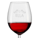 Engraved �Love� wine glass