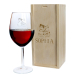 Engraved �Love� wine glass