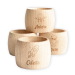 Engraved wooden napkin ring – cosmos design Engraved wooden napkin ring – cosmos design