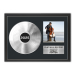 Framed poster - Gold or Platinum Record with photo - platinum Framed poster - Gold or Platinum Record with photo - platinum