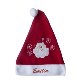 Children�s Christmas hat embroidered with a name