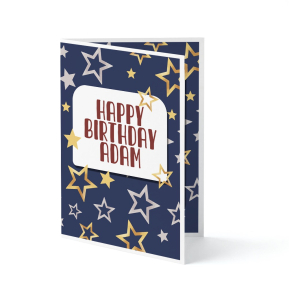 Shining Stars greeting card 