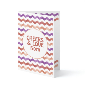 Waves greeting card 