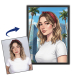 Illustrated video game–style portrait from a photo Illustrated video game–style portrait from a photo