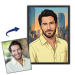 Illustrated video game–style portrait from a photo Illustrated video game–style portrait from a photo