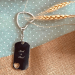 Keyring with heart and engraved photo Keyring with heart and engraved photo