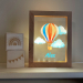 LED frame with name and hot air balloon LED frame with name and hot air balloon