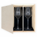 Love gift box with 2 personalised wine glasses Love gift box with 2 personalised wine glasses
