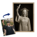 Marble statue–style portrait from a photo Marble statue–style portrait from a photo