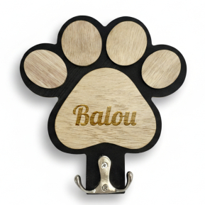 Personalised dog lead hook