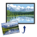 Illustrated landscape in flat design based on a photo Illustrated landscape in flat design based on a photo